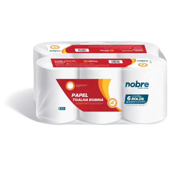 Toalla en Rollo Comfort 200m 28gr 100% celulosa