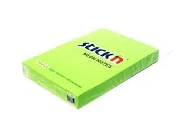 Block Adhesivo 76 x 51 Verde Fluo