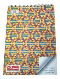 Block PAPIROS Tapa Dura Rayado A5 x 80 hojas
