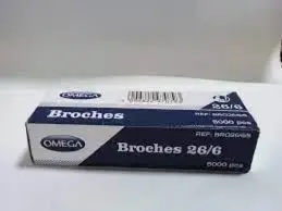 Broches 26/6 ( Caja por 1000 Unidades )