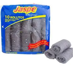 [ESPJASA] Esponja JASPE Rollitos de Aluminio