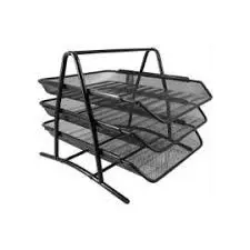 [BANAPICANE] Bandeja Apilable Calada Negra Set x 3