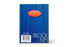 [APUOME] Block Apuntes Obra OMEGA 10 x 13 cms x 100 hojas