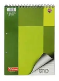 [BLO4E] Block PAPIROS Rayado c/ espiral A4 x 70 hojas