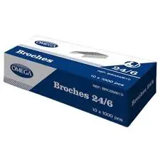 [BRO246M] Broches  24/6 (Caja x 1000 unidades)