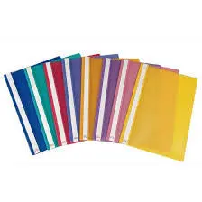 [CARCA4NE] Carpeta tapa Transparente Carta y A4 Negro